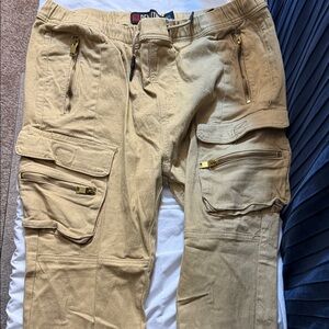 Men's Tan Cargo Pants
